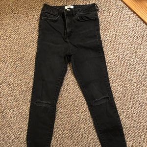 Black High Waisted Jeans